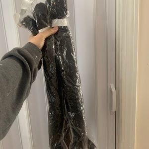 26 inch 4 piece black synthetic braiding hair